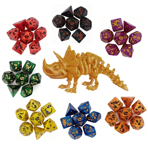 Dinosaur Dice + Dragons Toys