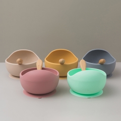 Silicone baby bowls