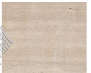 Cream White Travertino ultra-thin translucent slab - product photo