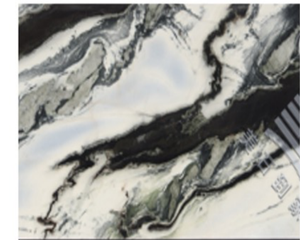 Panda white ultra-thin translucent slab - product photo