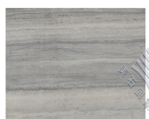 Wooden blue ultra-thin translucent slab - product photo