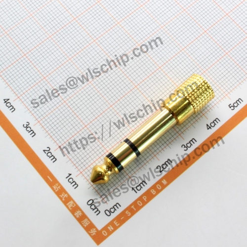 6.5mm male to 3.5mm female audio adapter connector high quality