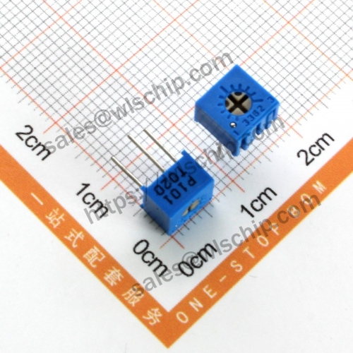 3362P potentiometer 100 ohm P-101 standing precision adjustable resistor