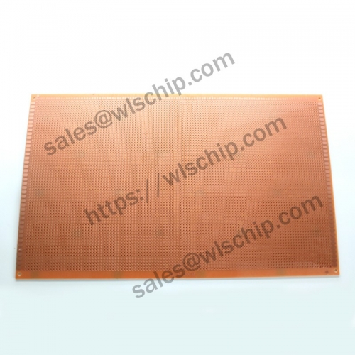 Single-sided bakelite board 18 * 30CM 2.54 pitch 1.6mm thickness 1mm PCB board