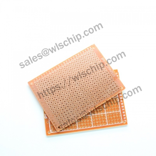 Single-sided Bakelite 5 * 7CM Pitch 2.54 Thickness 1.6mm Hole 1mm PCB Board