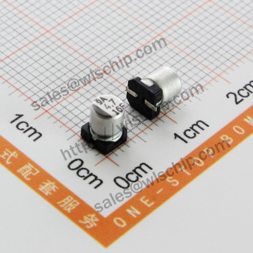 SMD aluminum electrolytic capacitor 16V 4.7uF 4 * 5.4mm