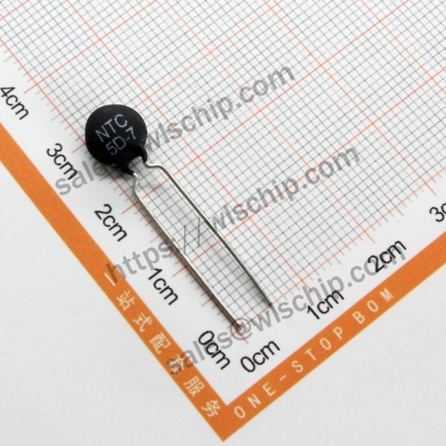 Thermistor resistor NTC 5D-7 diameter 5mm negative temperature Thermistor resistor