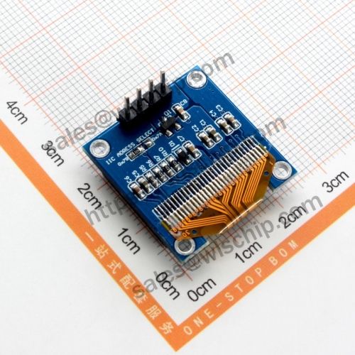 0.96 inch 4-pin OLED display IIC interface blue