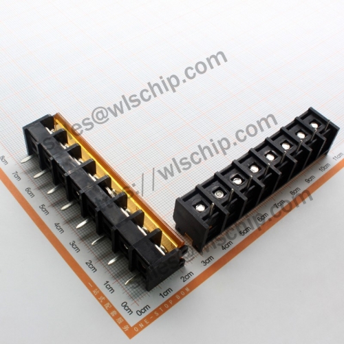 HB-9500 Terminal Block Fence Type Covered Pitch 9.5mm HB-8Pin