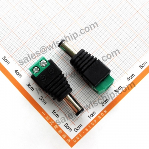 Connector DC 5.5x2.1mm Adapter Male