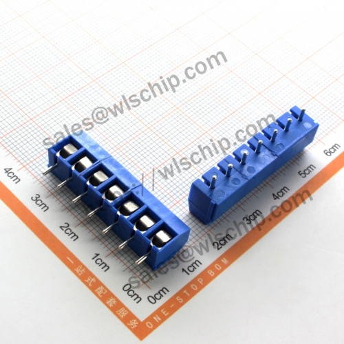 KF301 connector 7Pin terminal block can be spliced ​​connector pitch 5.08mm
