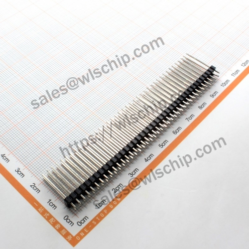 Double row pin header 2 * 40Pin 21mm pitch 2.54mm high quality