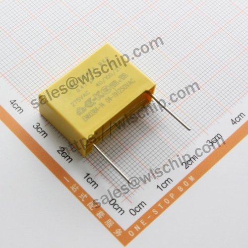 Safety capacitor X2 275V 0.47uF 22mm pitch