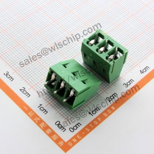KF128 connector terminal block pitch 5.0mm iron buckle KF128 3Pin splicable