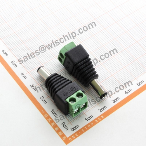 Connector DC 5.5x2.5mm Adapter Male