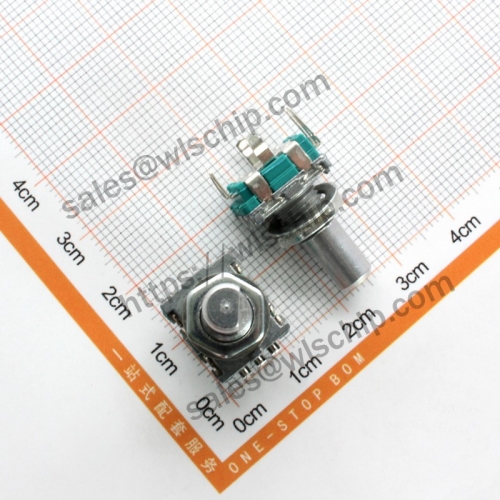 Potentiometer with switch EC11 Rotary encoder Half shaft 15mm