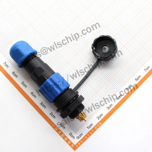 SP13 7Pin socket + plug waterproof aviation plug connector high quality