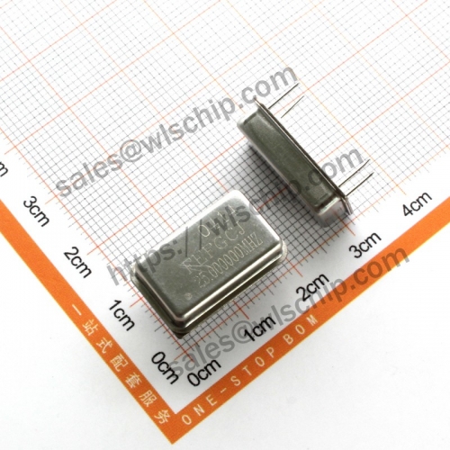 Rectangle active crystal 125M 125MHz 4-pin in-line crystal