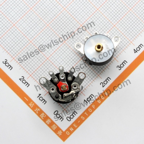 Potentiometer RV12MM 10K flat foot with switch