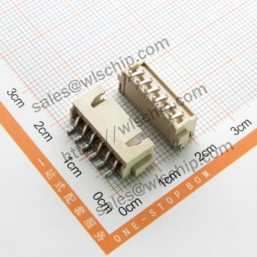 XH2.54 connector SMD socket horizontal SMT connection pitch 2.54mm 6Pin