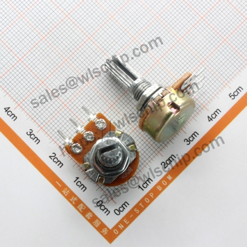 Single potentiometer WH148 B50K 3 feet shank length 20mm