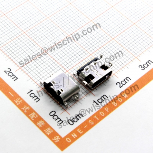 type-c connector female socket in-line patch socket TYPE-CF-16P-OT0.8-L6.5
