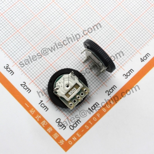 Single dial potentiometer B503 50K 3-pin gear diameter 16mm thick 2mm