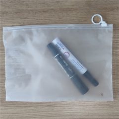 Factory Wholesale Custom Frosted Plastic Clothes Zip Lock Self Sealing Bag Clothing Packaging Frosted Zipper Bags Printed Logo