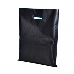 OEM die cut handle micro-perforated plastic bag for vegetable