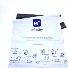 Manufacturer inventory products quality matte black polyethylene transport bag self-adhesive clothing plastic express bag