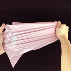 Custom Printed Plastic Shipping Clothing Packaging Polymailer Bag in Pink