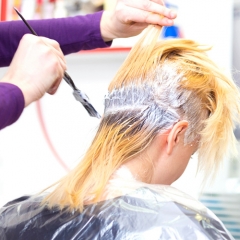 Transparent Haircut Barber Salon Shawl Plastic Disposable Hairdressing Cape