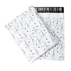 Customized Print wholesale poly mailers mailing plastic bags white printing