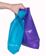 Plastic Biodegradable Gift Bags Large Merchandise Bags Retail Shopping Bags with Handles