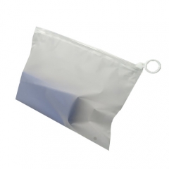 Custom Top sale zipper Poly Zip Lock Frosted Plastic Packaging Bag For Clothes