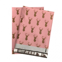 Eco biodegradable plastic postage 10x13 polymailer shipping envelopes custom unicorn patterned mailing bags