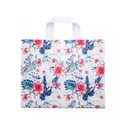 China Factory Biodegradable Customised Printing Plastic PE tote Shopping bag