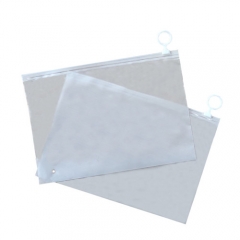 Clothing pack plastic zip lock bag food vinyl storage frosted zipper reusable bags