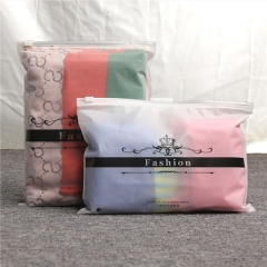 Matte Frosted Zip Lock Bags For Clothing Clothes Foldable Storage Bags