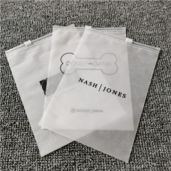 Best Sale Competitive Price Customized Own Logo Printed Matte Frosted Garment packaging LDPE zip lock bag