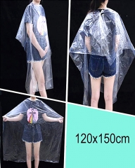 High Quality Barbershop Apron Waterproof Haircut PE Hairdressing Disposable Cutting Cape