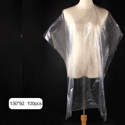 Beauty Salon 50 Transparent Waterproof Hair Apron Hair Disposable Barber Cape