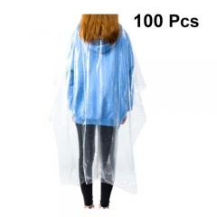 Salon Antichemical Barber Waterproof PE Disposable Capes Hairdressing