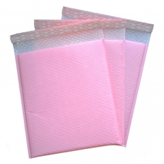 Custom Co Extruded Waterproof Poly Bubble Mailer Bags Shockproof Air Shipping Envelope Bag With Bubble Mailing Wrap