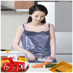 Lefeng Manufacturer Custom Amazon Use Pe General Plastic Apron For Household Use