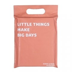 Custom Handle Mailing Bag Plastic T Shirt Clothing Delivery Poly Bag