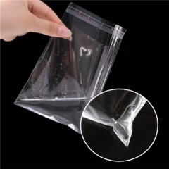 Transparent Plastic Packing Bag Double Layer Opp Adhesive Sticker Self-Adhesion Ornament Bags Convenient