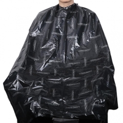 Disposable Haircut Cape 120*150cm Transparent Plastic PE Waterproof Home Barber Shop Perm Dyeing Special Capes