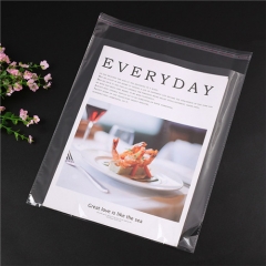 Custom Transparent Opp Bag Manufacturer Packaging Clear Plastic Self-Adhesive Cellophane Bags