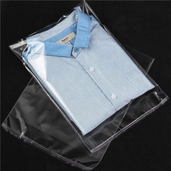 Factory Custom Wholesale Clear Opp Pe Self-Adhesive Autumn Spring Garment Clothing Plastic Bag